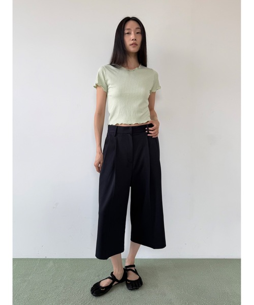 Didot.showroom(ディドット ショールーム)の「【DIDOT.】ギンガムチェックミニT(Tシャツ/カットソー・レディース・グレー/ミント/ブラック・FREE)」の19枚目の写真