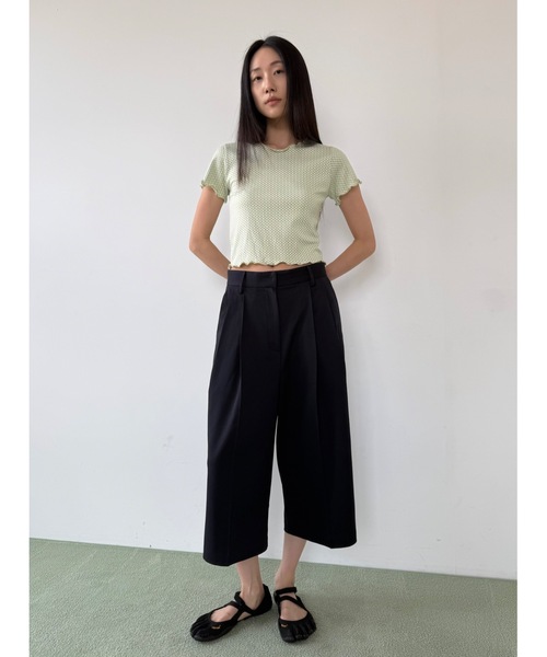 Didot.showroom(ディドット ショールーム)の「【DIDOT.】ギンガムチェックミニT(Tシャツ/カットソー・レディース・グレー/ミント/ブラック・FREE)」の20枚目の写真