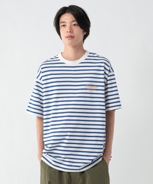 プリントボーダーTシャツ