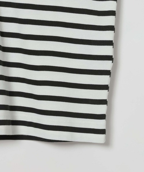 GEORGE'S(ジョージズ)の「プリントボーダーTシャツ(Tシャツ/カットソー・メンズ・ネイビー/ブラック・MEDIUM/LARGE)」の4枚目の写真