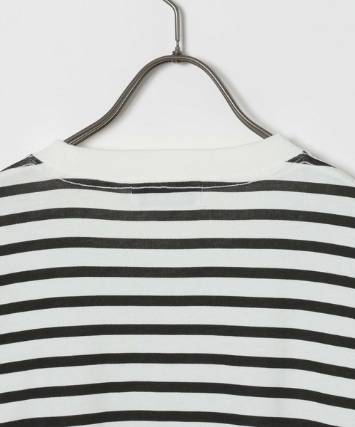 GEORGE'S(ジョージズ)の「プリントボーダーTシャツ(Tシャツ/カットソー・メンズ・ネイビー/ブラック・MEDIUM/LARGE)」の8枚目の写真