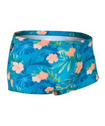 RALLY（ラリー）の「[RSMR458 BLU] アロハ メンズ スクエアショートスクエア ブルー（水着）」