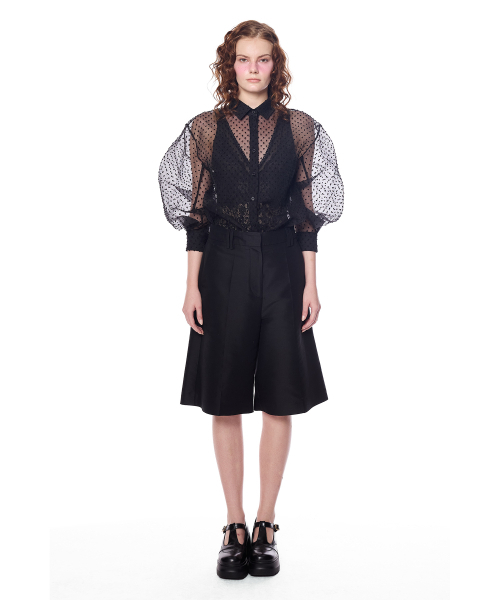 GREEDILOUS(グリディアス)の「Sheer Dot Shirt(シャツ/ブラウス・レディース・その他・LARGE/X-SMALL/SMALL/MEDIUM)」の2枚目の写真