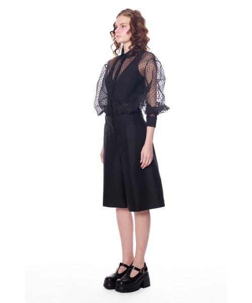 GREEDILOUS(グリディアス)の「Sheer Dot Shirt(シャツ/ブラウス・レディース・その他・LARGE/X-SMALL/SMALL/MEDIUM)」の3枚目の写真