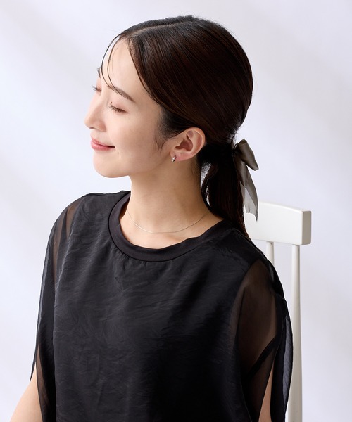 CALIN STANDARD(カリンスタンダード)の「◆金属アレルギー対応◆◆made in japan◆【痛くない】【落ちにくい】【ストレスフリーな着け心地】スターダストキュービックジルコニア ミニループフィットイヤリング(イヤリング・レディース・ピンクゴールド/ゴールド/シルバー・FREE)」の9枚目の写真