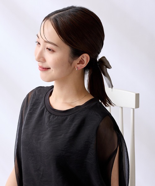 CALIN STANDARD(カリンスタンダード)の「◆金属アレルギー対応◆◆made in japan◆【痛くない】【落ちにくい】【ストレスフリーな着け心地】スターダストキュービックジルコニア ミニループフィットイヤリング(イヤリング・レディース・ピンクゴールド/ゴールド/シルバー・FREE)」の10枚目の写真