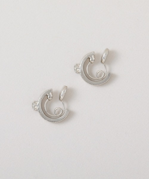 CALIN STANDARD(カリンスタンダード)の「◆金属アレルギー対応◆◆made in japan◆【痛くない】【落ちにくい】【ストレスフリーな着け心地】スターダストキュービックジルコニア ミニループフィットイヤリング(イヤリング・レディース・ピンクゴールド/ゴールド/シルバー・FREE)」の16枚目の写真