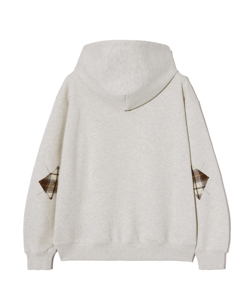 YALE(イェール)の「チェックツートンアーチフード_オートミール(パーカー・レディース・その他・SMALL/MEDIUM/LARGE/X-LARGE)」の7枚目の写真