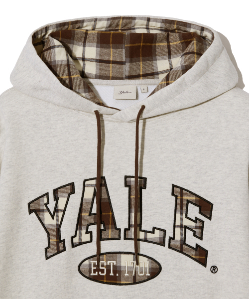 YALE(イェール)の「チェックツートンアーチフード_オートミール(パーカー・レディース・その他・SMALL/MEDIUM/LARGE/X-LARGE)」の8枚目の写真