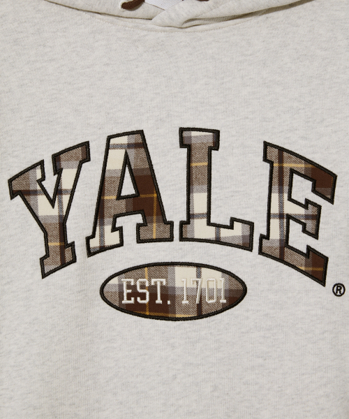 YALE(イェール)の「チェックツートンアーチフード_オートミール(パーカー・レディース・その他・SMALL/MEDIUM/LARGE/X-LARGE)」の2枚目の写真