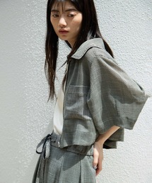 【STUDIOUS/ステュディオス】Washable Mesh Blouson/uウォッシャブルメッシュブルゾン/二の腕細見え/ウォッシャブル/冷房対策