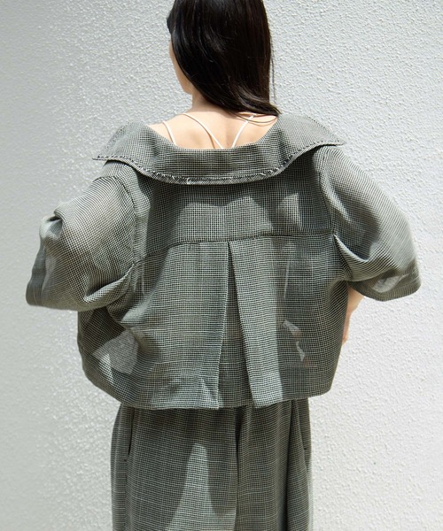 STUDIOUS(ステュディオス)の「【STUDIOUS/ステュディオス】Washable Mesh Blouson/ウォッシャブルメッシュブルゾン/二の腕細見え/ウォッシャブル/冷房対策/日焼け対策(ブルゾン・レディース・マルチ/ブラック/アイボリー/ベージュ・FREE)」の12枚目の写真
