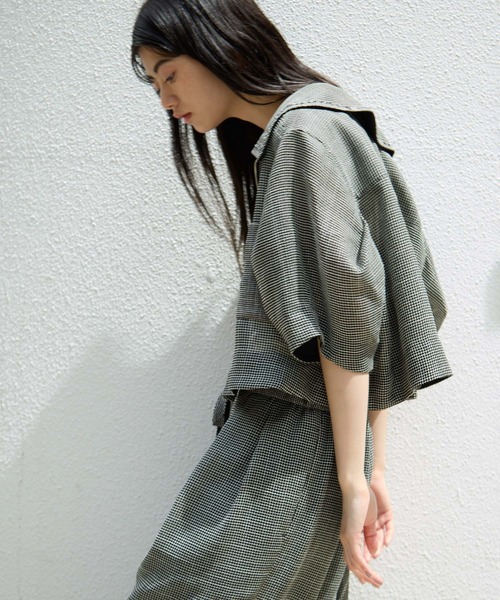 STUDIOUS(ステュディオス)の「【STUDIOUS/ステュディオス】Washable Mesh Blouson/ウォッシャブルメッシュブルゾン/二の腕細見え/ウォッシャブル/冷房対策/日焼け対策(ブルゾン・レディース・マルチ/ブラック/アイボリー/ベージュ・FREE)」の13枚目の写真