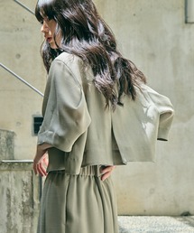 STUDIOUS（ステュディオス）の「【STUDIOUS/ステュディオス】Washable Mesh Blouson/ウォッシャブルメッシュブルゾン/二の腕細見え/ウォッシャブル/冷房対策/日焼け対策（ブルゾン）」