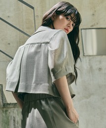 STUDIOUS（ステュディオス）の「【STUDIOUS/ステュディオス】Washable Mesh Blouson/ウォッシャブルメッシュブルゾン/二の腕細見え/ウォッシャブル/冷房対策/日焼け対策（ブルゾン）」