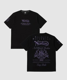 Norton（ノートン）の「【Norton/ノートン】パープル メタル MAX クルーネック 半袖Tシャツ（Tシャツ/カットソー）」