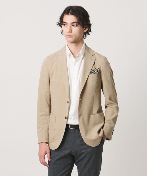 UNITED ARROWS(ユナイテッドアローズ)の「カノコ シングル 2ボタン テーラードジャケット COMFORT EASY‐MODEL SOFT(テーラードジャケット・メンズ・ベージュ・44/52/48/46/50)」の2枚目の写真