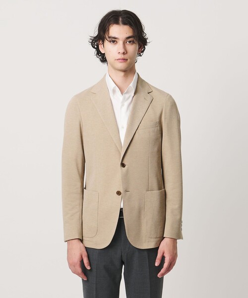 UNITED ARROWS(ユナイテッドアローズ)の「カノコ シングル 2ボタン テーラードジャケット COMFORT EASY‐MODEL SOFT(テーラードジャケット・メンズ・ベージュ・44/52/48/46/50)」の4枚目の写真