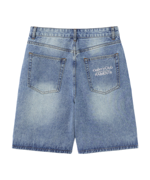 RAIMENT（レイメント）の「ギャラリークラブ ウォッシングデニムバミューダハーフパンツ_中青（その他パンツ・メンズ・その他・SMALL/MEDIUM/LARGE）」の5枚目の写真