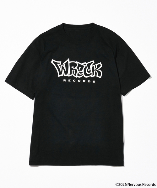 JOURNAL STANDARD(ジャーナルスタンダード)の「Nervous Records / ナーヴァス・レコーズ × JOURNAL STANDARD Nervous Wreck(Tシャツ/カットソー・メンズ・ホワイト/ブラック・X-LARGE/LARGE/MEDIUM)」の1枚目の写真
