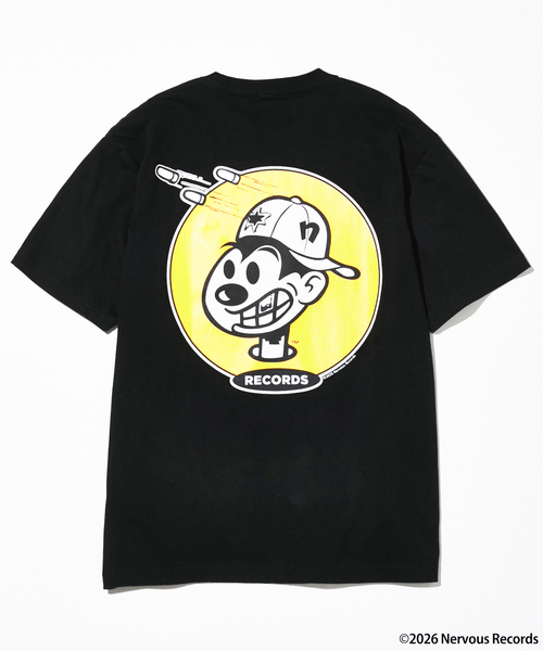 JOURNAL STANDARD(ジャーナルスタンダード)の「Nervous Records / ナーヴァス・レコーズ × JOURNAL STANDARD Nervous Wreck(Tシャツ/カットソー・メンズ・ホワイト/ブラック・X-LARGE/LARGE/MEDIUM)」の3枚目の写真