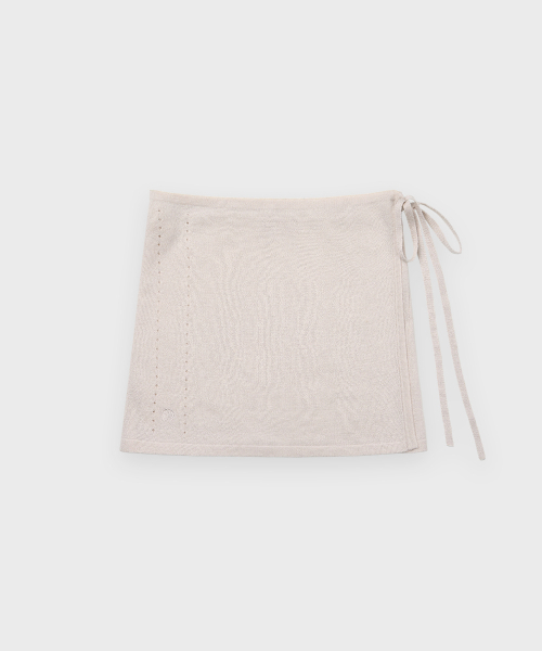 SINOON（シヌーン）の「Sheer Layered Skirt (Light Grey)（スカート・レディース・ライトグレー・FREE）」の6枚目の写真