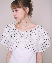 ドット襟Tシャツ