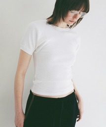 CLANE（クラネ）の「SCOOP SLEEVE COMPACT TOPS（Tシャツ/カットソー）」