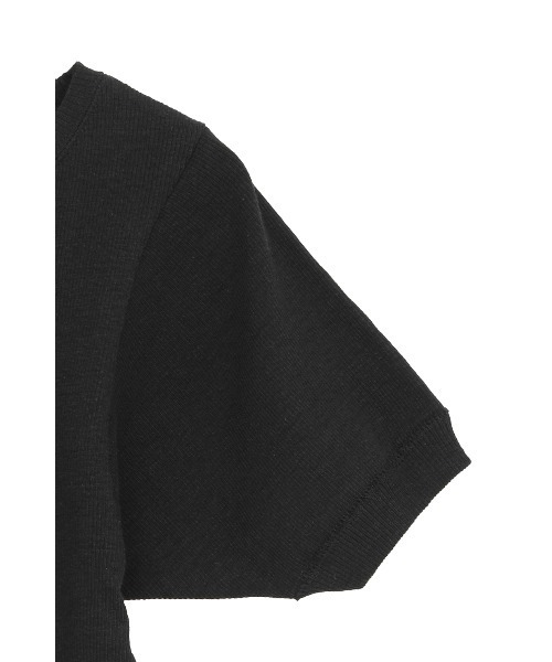 CLANE（クラネ）の「SCOOP SLEEVE COMPACT TOPS（Tシャツ/カットソー・レディース・ブラック/ホワイト・1）」の21枚目の写真