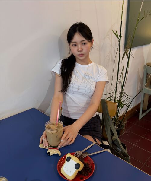 ROSEFRANTZ（ロゼフランツ）の「Sparkle Angel Wing T-shirt [White]（Tシャツ/カットソー・レディース・ホワイト・SMALL/MEDIUM）」の9枚目の写真
