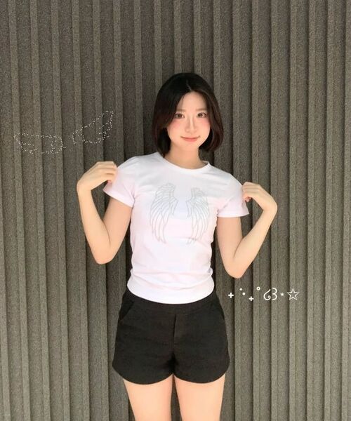 ROSEFRANTZ（ロゼフランツ）の「Sparkle Angel Wing T-shirt [White]（Tシャツ/カットソー・レディース・ホワイト・SMALL/MEDIUM）」の7枚目の写真