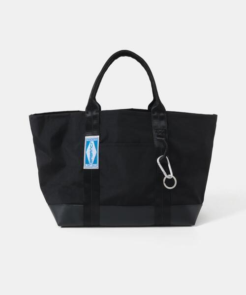 LUCEBER(ルースバー)の「LUCEBER TOTE BAG M(トートバッグ・メンズ・ブラック/カーキ・ONE)」の2枚目の写真
