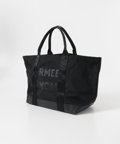 LUCEBER(ルースバー)の「LUCEBER TOTE BAG M(トートバッグ・メンズ・ブラック/カーキ・ONE)」の4枚目の写真
