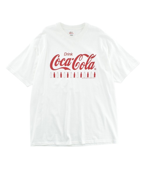 Coca Cola(コカコーラ)の「【USED】Y2K Hanes “Coca-Cola” 企業ロゴ Tシャツ(Tシャツ/カットソー・メンズ・ホワイト・X-LARGE)」の1枚目の写真