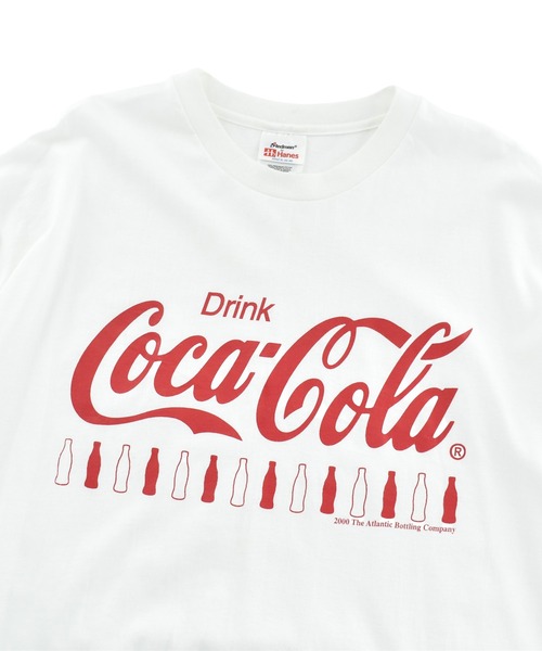 Coca Cola(コカコーラ)の「【USED】Y2K Hanes “Coca-Cola” 企業ロゴ Tシャツ(Tシャツ/カットソー・メンズ・ホワイト・X-LARGE)」の4枚目の写真