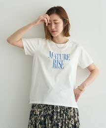 【接触冷感】メッセージロゴTee