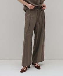 gingham check wide pant(ギンガムチェックワイドパンツ)