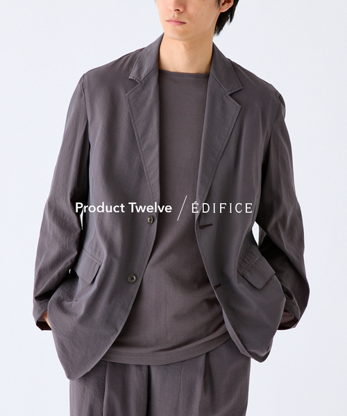 Product Twelve（プロダクトトゥエルブ）の「EDIFICE by Product Twelve リファインドジャケット（テーラードジャケット・メンズ・ブラック/ブラウン・LARGE/MEDIUM）」の10枚目の写真