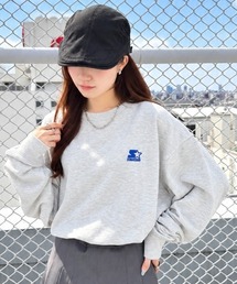 STARTER（スターター）の「【WEB限定 別注】STARTER(スターター)/ワンポイント 刺繍 クルーネック スウェット（スウェット）」