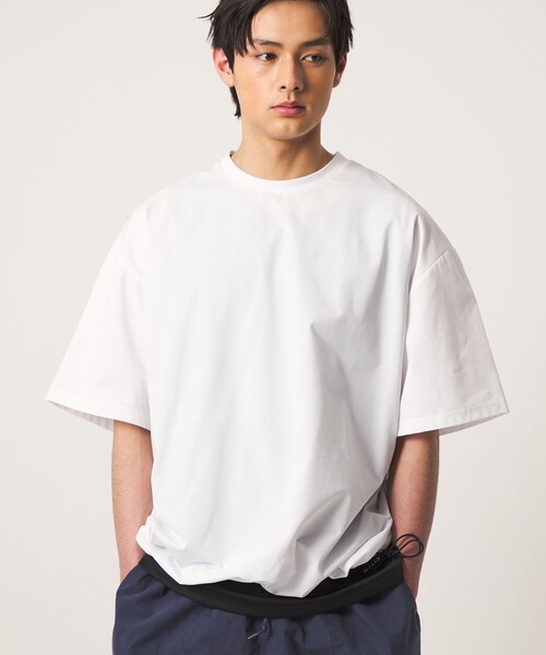 CITEN(シテン)の「<CITEN>マイクロドットコードT ―吸水速乾―(Tシャツ/カットソー・メンズ・ブラック/ホワイト・M/L)」の3枚目の写真