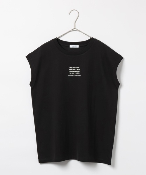 GLOBAL WORK(グローバルワーク)の「冷感コットンプリントノースリーブ/636808(Tシャツ/カットソー・レディース・レッド/ダークブラウン/ホワイト/ブラック・LARGE/MEDIUM)」の8枚目の写真