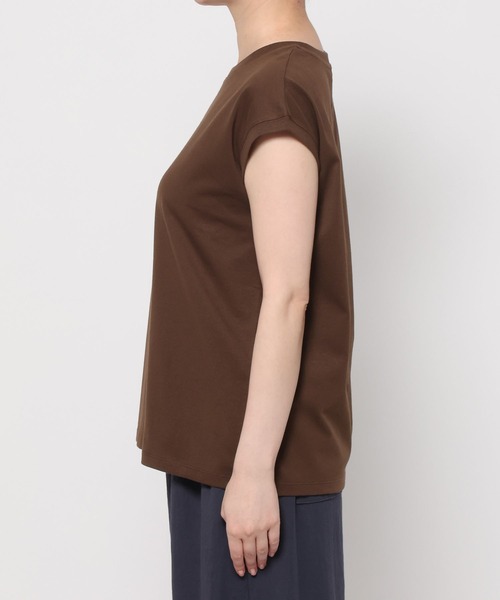 GLOBAL WORK(グローバルワーク)の「冷感コットンプリントノースリーブ/636808(Tシャツ/カットソー・レディース・レッド/ダークブラウン/ホワイト/ブラック・LARGE/MEDIUM)」の12枚目の写真