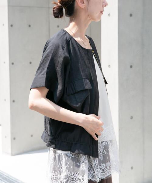 ITEMS URBANRESEARCH(アイテムズ アーバンリサーチ)の「ヨウリュウドルマンブルゾン(ブルゾン・レディース・ベージュ/ブラック/ブルー系その他・FREE)」の5枚目の写真