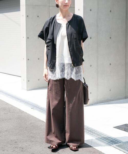 ITEMS URBANRESEARCH(アイテムズ アーバンリサーチ)の「ヨウリュウドルマンブルゾン(ブルゾン・レディース・ベージュ/ブラック/ブルー系その他・FREE)」の8枚目の写真