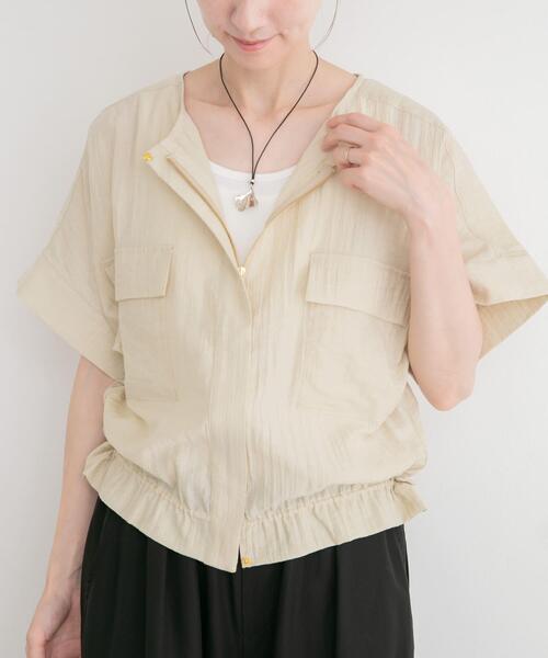 ITEMS URBANRESEARCH(アイテムズ アーバンリサーチ)の「ヨウリュウドルマンブルゾン(ブルゾン・レディース・ベージュ/ブラック/ブルー系その他・FREE)」の15枚目の写真
