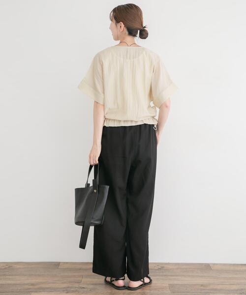 ITEMS URBANRESEARCH(アイテムズ アーバンリサーチ)の「ヨウリュウドルマンブルゾン(ブルゾン・レディース・ベージュ/ブラック/ブルー系その他・FREE)」の17枚目の写真