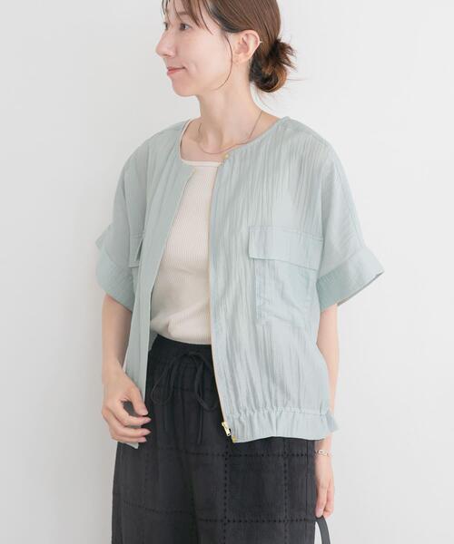 ITEMS URBANRESEARCH(アイテムズ アーバンリサーチ)の「ヨウリュウドルマンブルゾン(ブルゾン・レディース・ベージュ/ブラック/ブルー系その他・FREE)」の20枚目の写真