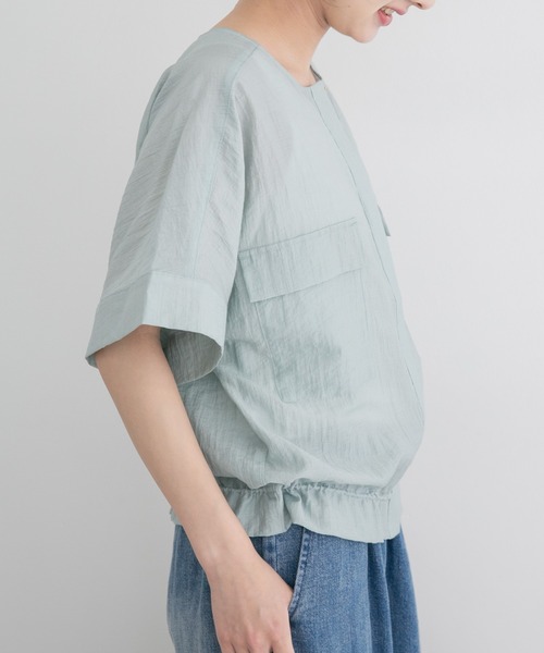 ITEMS URBANRESEARCH（アイテムズ アーバンリサーチ）の「ヨウリュウドルマンブルゾン（その他アウター・レディース・ベージュ/ブラック/ブルー系その他・FREE）」の20枚目の写真