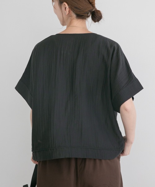 ITEMS URBANRESEARCH（アイテムズ アーバンリサーチ）の「ヨウリュウドルマンブルゾン（その他アウター・レディース・ベージュ/ブラック/ブルー系その他・FREE）」の9枚目の写真