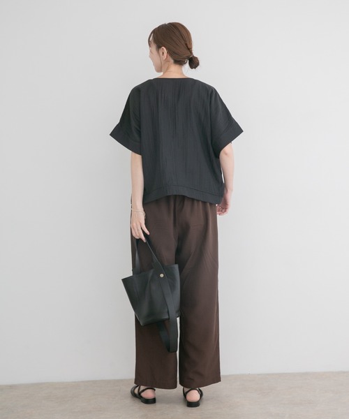 ITEMS URBANRESEARCH（アイテムズ アーバンリサーチ）の「ヨウリュウドルマンブルゾン（その他アウター・レディース・ベージュ/ブラック/ブルー系その他・FREE）」の12枚目の写真